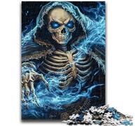 Puzzle da 1000 pezzi per adulti, regali, puzzle con scheletro della morte per adolescenti, per giochi educativi, giocattoli, regali di compleanno, regali, decorazioni murali 50x75cm