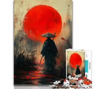 Puzzle da 1000 pezzi per adulti regali puzzle giapponesi per adolescenti guerrieri ninja perfetti per le serate di gioco giocattolo colorato per la casa regalo 75x50cm