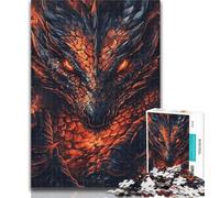 Puzzle da 1000 pezzi per adulti, regali, puzzle per adulti a forma di drago, giocattoli da gioco Ogni pezzo è unico: un gioco stimolante e divertente per tutta la famiglia, 26x38cm