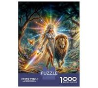 Puzzle Da 1000 Pezzi Per Adulti, Regali Rainbow Light Warrior Puzzle Per Adulti, Giochi Rilassanti, Decorazione Murale, Regalo Di Compleanno, Regali, 52x38cm/1000pcs