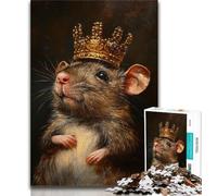 Puzzle da 1000 pezzi per adulti, regali "Re dei topi", gioco educativo per famiglie, decorazione da parete, regali unici per compleanno e Natale, 38x26cm
