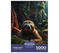 Puzzle Da 1000 Pezzi Per Adulti, Regali Resting Three Toed Sloth Puzzle Per Adulti, Giochi Per Famiglie, Regalo Di Compleanno, Regalo Di Compleanno, Regali, 52x38cm/1000pcs