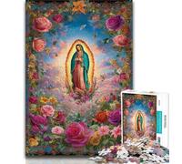 Puzzle da 1000 pezzi per adulti, regali, ritratto di Maria, la madre, gioco per famiglie, antistress, sfida difficile, rafforza l'amore tra coppie (38x26cm)