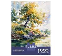 Puzzle Da 1000 Pezzi Per Adulti, Regali Riverside Solitude Puzzle Per Adulti, Giochi Rilassanti, Decorazione Murale, Regalo Di Compleanno, Regali, 70x50cm/1000pcs