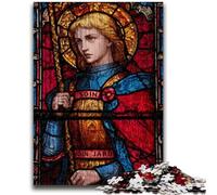Puzzle da 1000 pezzi per adulti, regali, Saint A, vetrate colorate, giocattoli per l'intrattenimento in famiglia, gioco educativo per compleanno, Natale per età 14+, 26x38cm