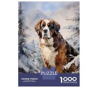 Puzzle Da 1000 Pezzi Per Adulti, Regali Saint Bernard Dog Puzzle Per Adulti, Gioco Rompicapo, Analisi E Logica, Regalo Di Compleanno, Regali, 70x50cm/1000pcs