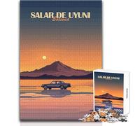 Puzzle da 1000 pezzi per adulti, regali, Salar De Uyuni Sunset, rompicapo, giochi per famiglie, analisi e logica, giocattoli fai da te, dimensioni 50x75cm
