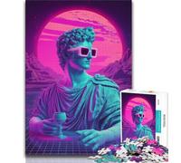 Puzzle da 1000 pezzi per adulti, regali, sculture, puzzle da 1000 pezzi, giochi stimolanti, giocattoli, decorazioni da parete, regali unici per compleanno e Natale (dimensioni 75x50cm)