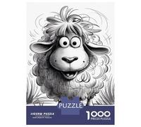 Puzzle Da 1000 Pezzi Per Adulti, Regali Sheep Coloring Book Page Puzzle Per Adulti, Giocattoli Antistress, Gara Di Velocità Manuale, Sfida Educativa 70x50cm/1000pcs