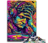 Puzzle da 1000 pezzi per adulti,regali,statua del David di Michelangelo in stile pop art,giocattoli educativi per l'apprendimento,giochi per famiglie,adatti per la decorazione del desktop,50x75cm