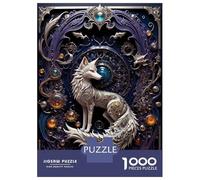Puzzle Da 1000 Pezzi Per Adulti, Regali Steampunk Fox Art Deco Puzzle Per Adulti, Giochi Rilassanti, Decorazione Murale, Regalo Di Compleanno, Regali, 70x50cm/1000pcs