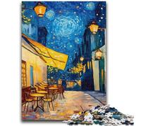Puzzle da 1000 pezzi per adulti, regali "Strade sotto il cielo notturno", 1000 pezzi per adulti, perfetti per le serate di gioco, giocattolo colorato per la casa (50x75cm)