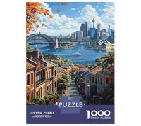 Puzzle Da 1000 Pezzi Per Adulti, Regali Sydney Skyline with Opera House And Harbour Bridge Puzzle Per Adulti, Giocattolo, Decorazione Da Parete, Decorazione Perfetta, Impegnativo Da Completare 70x50cm