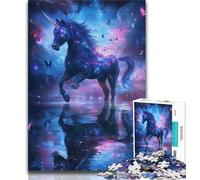 Puzzle da 1000 pezzi per adulti, regali Unicorno dell'Universo, giochi educativi classici, regali di Babbo Natale segreto per età 14 anni in su 38x26cm