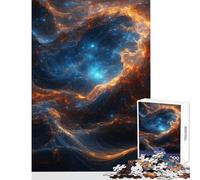 Puzzle da 1000 pezzi per adulti regali universo in mezzo al cosmico giocattoli per la decorazione della casa fantastici regali e giocattoli gioco pratico ogni pezzo è unico - dimensioni 38x52cm