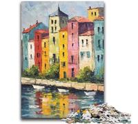 Puzzle da 1000 pezzi per adulti, regali Venezia, Italia, puzzle per adulti, antistress, per ammazzare il tempo in vacanza, per migliorare l'amore tra coppie (75x50cm)