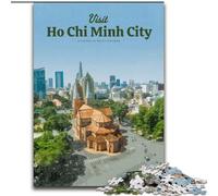 Puzzle da 1000 pezzi per adulti, regali, visita Ho Chi Minh City, gioco stimolante, giocattoli, offerte come regali per tutta la famiglia, dai 14 anni in su (50x75cm) 1000 pezzi