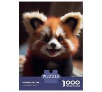 Puzzle Da 1000 Pezzi Per Adulti, Regali Wild Cute Baby Red Panda Puzzle Giochi Rilassanti Difficile Difficile Regalo Di Compleanno, Regali, 52x38cm/1000pcs