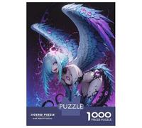 Puzzle Da 1000 Pezzi Per Adulti, Regali Winged Creature with Blue Hair Puzzle Per Adulti, Giochi Rilassanti, Decorazione Murale, Regalo Di Compleanno, Regali, 38x26cm/1000pcs