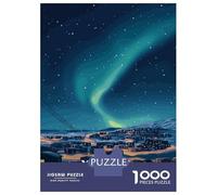 Puzzle Da 1000 Pezzi Per Adulti, Regali Yellowknife Aurora Borealis Puzzle Giochi Rilassanti Difficile Difficile Regalo Di Compleanno, Regali, 52x38cm/1000pcs