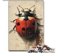 Puzzle da 1000 pezzi per adulti, regalo Coccinella a sette punti, gioco per famiglie, antistress, sfida difficile, rafforza l'amore tra coppie dimensioni 50x75cm