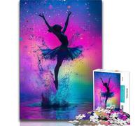 Puzzle da 1000 pezzi per adulti,regalo con ballerina di danza classica dipinta a olio,aiuta il cervello a esercitare i giocattoli avvincenti per coltivare la pazienza,collezione di artisti,belle arti