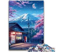 Puzzle da 1000 pezzi per adulti, regalo con il bellissimo Monte Fuji, per età 14+ Difficili da completare ma divertenti e spiritosi Ottimi regali e giocattoli 26x38cm
