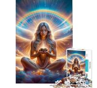 Puzzle da 1000 pezzi per adulti regalo dea angelo gioco educativo gioco intellettuale opera d'arte regalo attività per la famiglia (dimensioni 50x75cm)