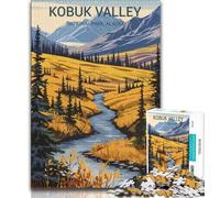 Puzzle da 1000 pezzi per adulti, regalo del Parco nazionale della valle di Kobuk, design vivace e unico, esperienza di gioco rilassante e stimolante (38x26cm)