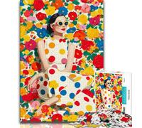 Puzzle da 1000 pezzi per adulti, regalo di donna in stile Mary Blair, aiuta il cervello a esercitare giocattoli avvincenti per coltivare la pazienza e migliorare la memoria, 75x50cm