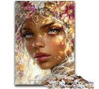 Puzzle da 1000 pezzi per adulti, regalo di una bella donna, giocattolo educativo per l'apprendimento, ideale come regalo per tutta la famiglia, 26x38cm