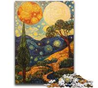 Puzzle da 1000 pezzi per adulti, regalo dipinto di Van Gogh, gioco per famiglie, antistress, sfida difficile, un'opera d'arte per bambini dai 14 anni in su, 50x75cm
