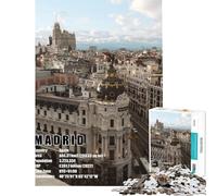 Puzzle da 1000 pezzi per adulti regalo Enciclopedia di Madrid puzzle antistress modello da assemblare offerta regalo per tutta la famiglia (38x26cm)