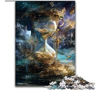 Puzzle da 1000 pezzi per adulti, regalo fai da te, puzzle a forma di clessidra cosmica, adatto per la decorazione di casa, soggiorno, ufficio dimensioni 50x75cm