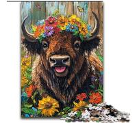 Puzzle da 1000 pezzi per adulti, regalo "Fiore di Yak", difficile, difficile, regalo per amici e familiari, adatto per bambini di età compresa tra 26 e 38cm