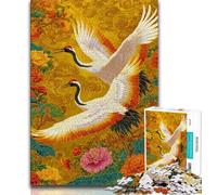 Puzzle da 1000 pezzi per adulti, regalo Gru della Manciuria, 1000 pezzi per adolescenti, gioco stimolante, ideale come regalo per tutta la famiglia (dimensioni 38x26cm)