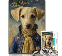 Puzzle da 1000 pezzi per adulti, regalo per il piccolo principe, cane, per gioco educativo, collezione di artisti, belle arti (38x26cm)