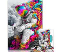 Puzzle da 1000 pezzi per adulti, regalo per il sogno dell'astronauta, puzzle per adulti, giocattoli da gioco, ogni pezzo è unico, gioco divertente per tutta la famiglia, 50x75cm