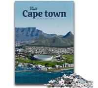Puzzle da 1000 pezzi per adulti, regalo per visitare Città del Capo, giocattolo educativo ideale come regalo per tutta la famiglia (dimensioni 50x75cm)