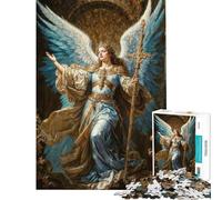 Puzzle da 1000 pezzi per adulti regalo potere divino dell'arcangelo rompicapo gioco per la mente vacanza a casa ammazzare il tempo regalo di compleanno regali (dimensioni 50x75cm)