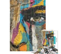 Puzzle da 1000 pezzi per adulti regalo puzzle Graffiti Climb gioco rompicapo vacanza a casa ammazzare il tempo regalo di compleanno regali (dimensioni 38x26cm)