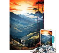 Puzzle da 1000 pezzi per adulti regalo Valle De Cocora Quindo difficile e stimolante decorazione per la casa giocattolo educativo per ragazzi dai 14 anni in su (50x75cm)
