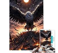 Puzzle da 1000 pezzi per adulti regaloFire Eagle Reborn Aiuta ad allenare la mente ma è anche divertente e umoristico Gioco educativo per maggiori di 14 anni (50x75cm)
