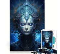 Puzzle da 1000 pezzi per adulti: Regina di Atlantide,perfetta per incastri,arte,sfida per la mente,divertimento,relax,gioco,compleanno,regalo per la mente (38x26cm)