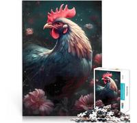 Puzzle da 1000 pezzi per adulti Regno mitico del pollo Giocattolo educativo intellettuale decomprimente Lista dei desideri con Babbo Natale 38x26cm