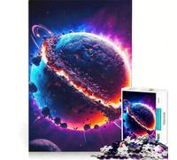 Puzzle da 1000 pezzi per adulti relitti planetari giochi rilassanti assemblaggio di modelli lista dei desideri con Babbo Natale 50x75cm