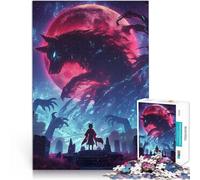 Puzzle da 1000 pezzi per adulti Resurrezione dei Kitsune per il giocattolo di sfida del gioco educativo Migliorare l'amore tra le coppie 38x26cm
