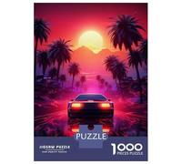 Puzzle Da 1000 Pezzi Per Adulti Retro Car Art Puzzle Gioco Rompicapo Regalo Per Donne Difficile E Stimolante 70x50cm/1000pcs