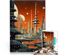 Puzzle da 1000 pezzi per adulti retrofuturismo Difficile da completare ma divertente e umoristico offerte come regali per tutta la famiglia 75x50cm