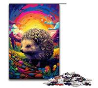 Puzzle da 1000 pezzi per adulti Ricci nel cratere circondati da schizzi Puzzle rompicapo Regali di compleanno per Natale 75x50cm